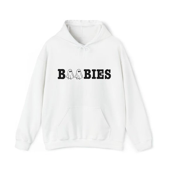 BOOBIES, Hooded Sweatshirt - Picture 1 of 7